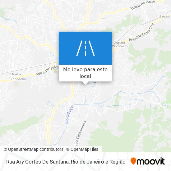 Rua Ary Cortes De Santana mapa