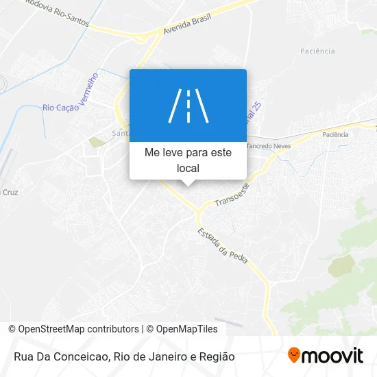 Rua Da Conceicao mapa