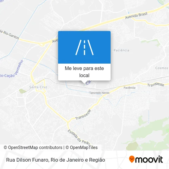 Rua Dilson Funaro mapa