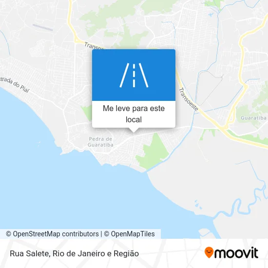 Rua Salete mapa