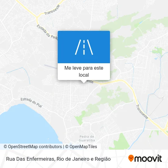 Rua Das Enfermeiras mapa