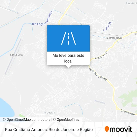 Rua Cristiano Antunes mapa