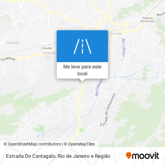 Estrada Do Cantagalo mapa