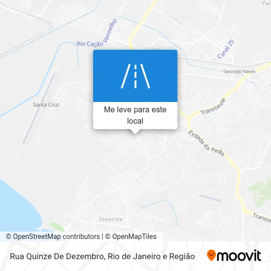 Rua Quinze De Dezembro mapa
