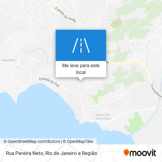 Rua Pereira Neto mapa
