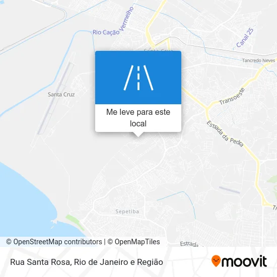 Rua Santa Rosa mapa