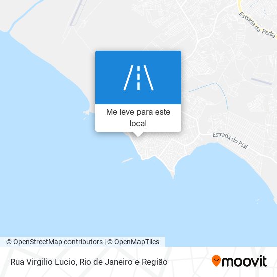 Rua Virgilio Lucio mapa