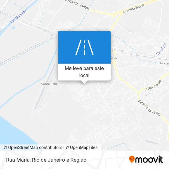 Rua Maria mapa