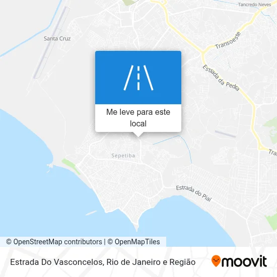 Estrada Do Vasconcelos mapa