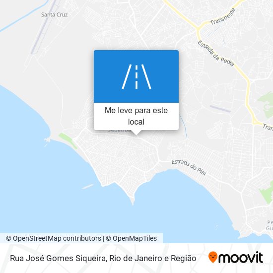 Rua José Gomes Siqueira mapa