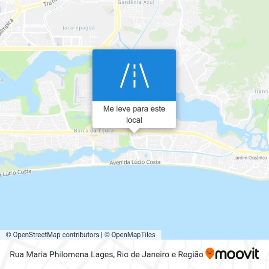 Rua Maria Philomena Lages mapa