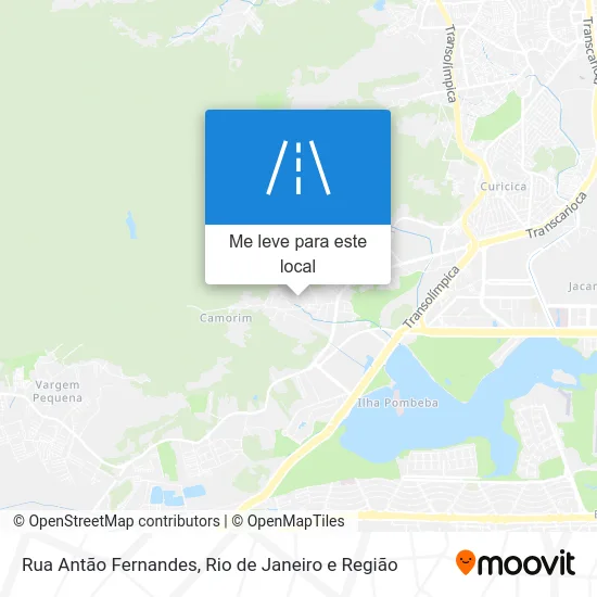 Rua Antão Fernandes mapa