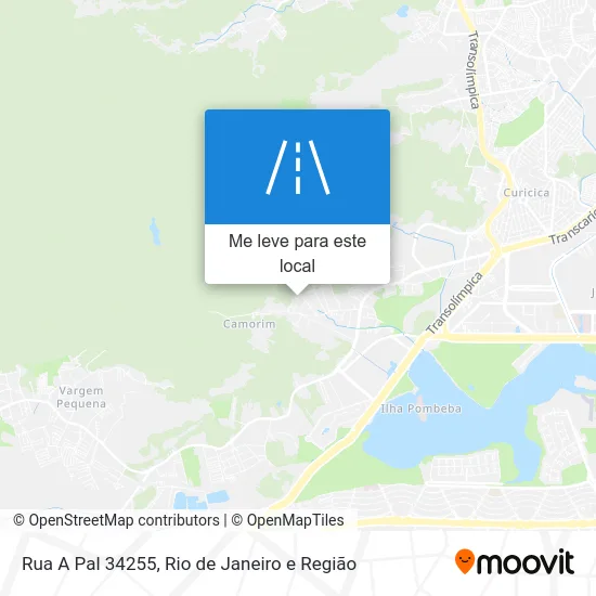 Rua A Pal 34255 mapa