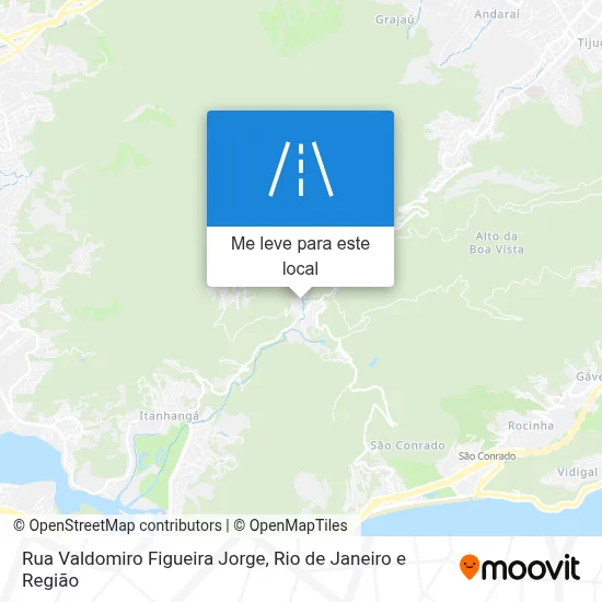 Rua Valdomiro Figueira Jorge mapa