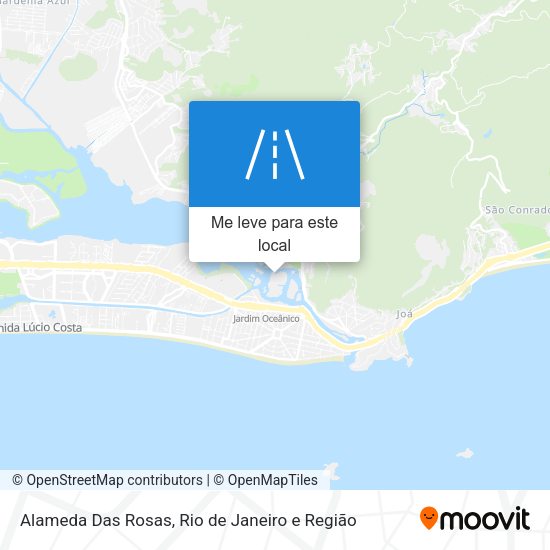 Alameda Das Rosas mapa