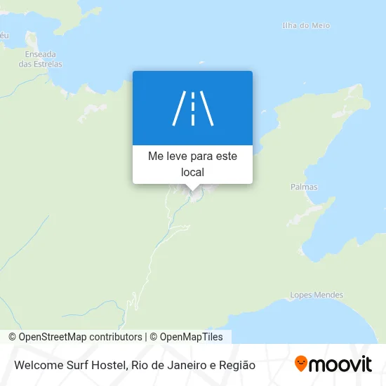 Welcome Surf Hostel mapa