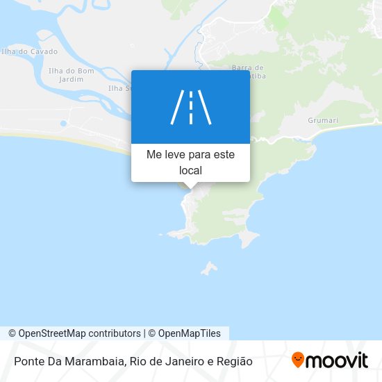Ponte Da Marambaia mapa