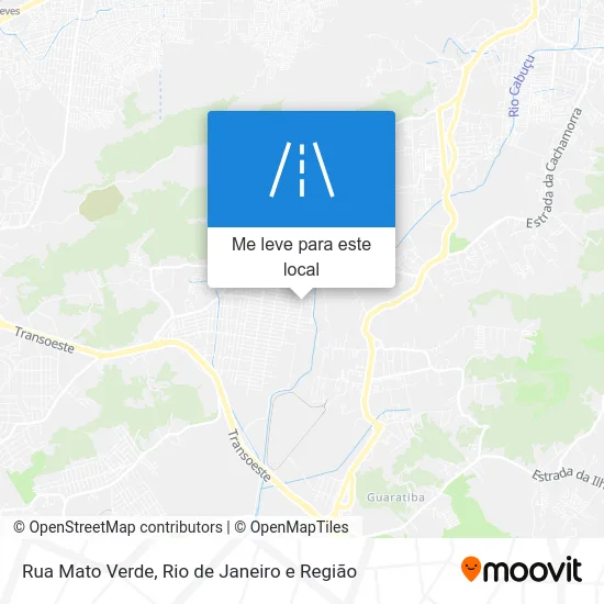 Rua Mato Verde mapa