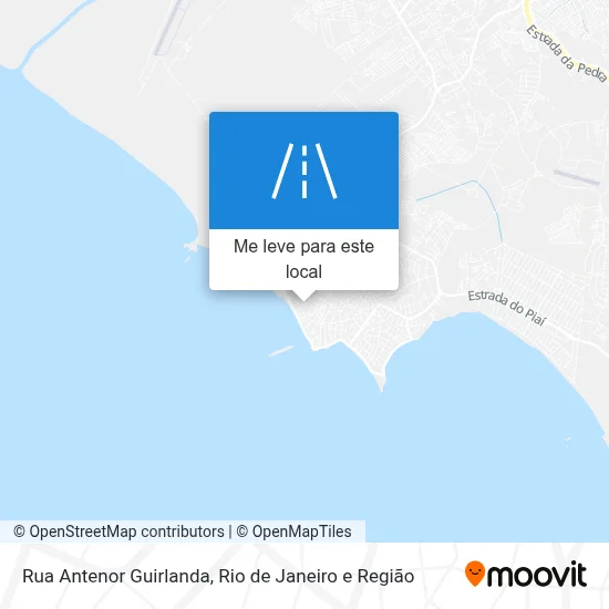 Rua Antenor Guirlanda mapa
