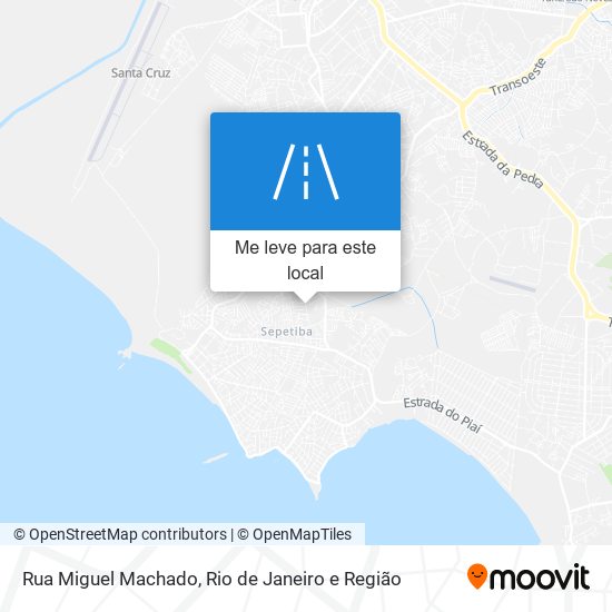 Rua Miguel Machado mapa