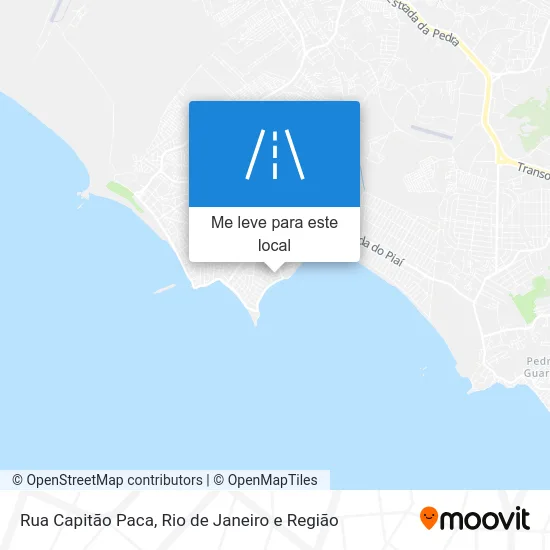 Rua Capitão Paca mapa