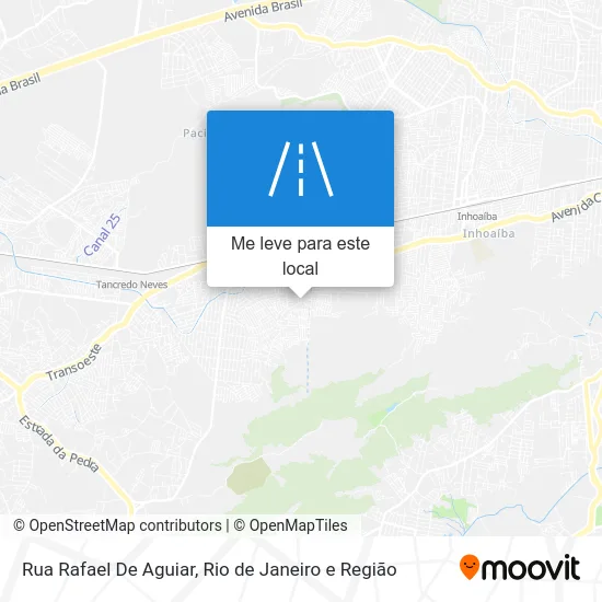 Rua Rafael De Aguiar mapa