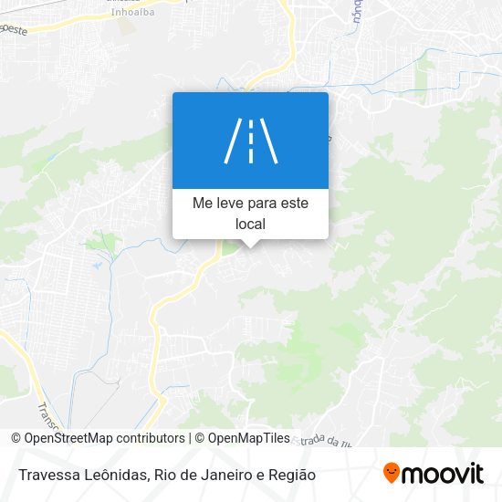 Travessa Leônidas mapa