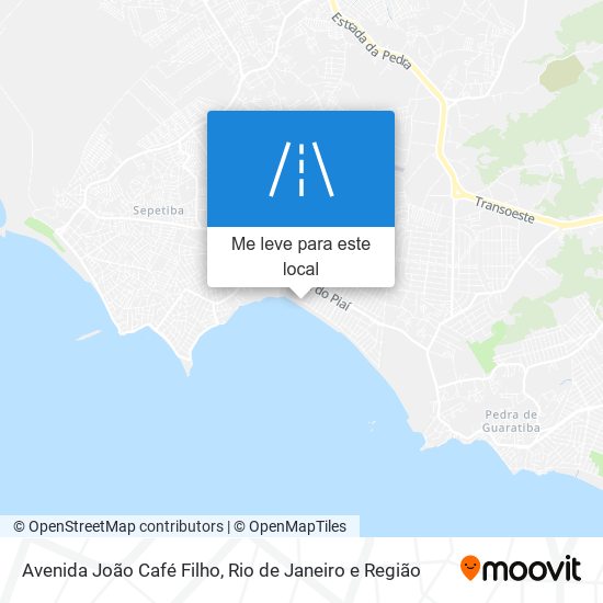 Avenida João Café Filho mapa
