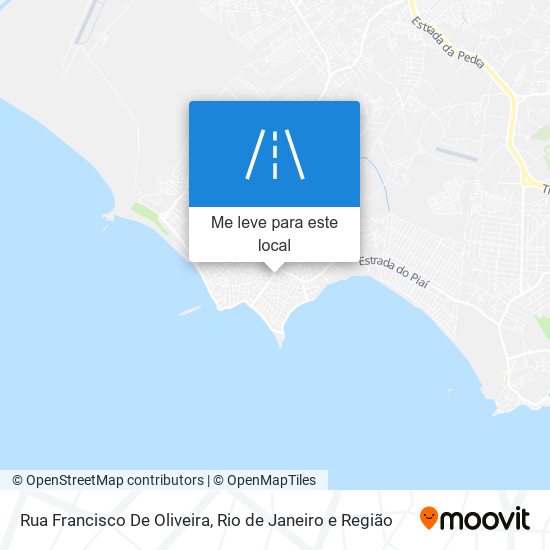 Rua Francisco De Oliveira mapa