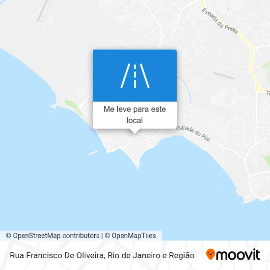 Rua Francisco De Oliveira mapa