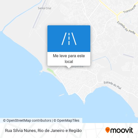 Rua Sílvia Nunes mapa