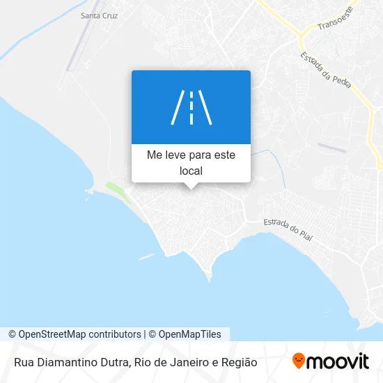Rua Diamantino Dutra mapa