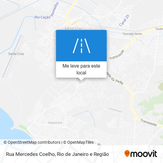 Rua Mercedes Coelho mapa