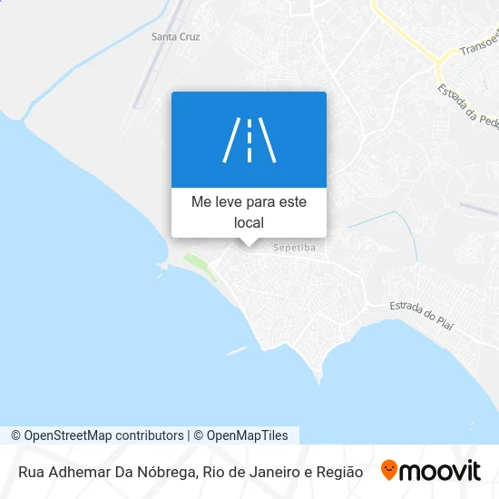 Rua Adhemar Da Nóbrega mapa