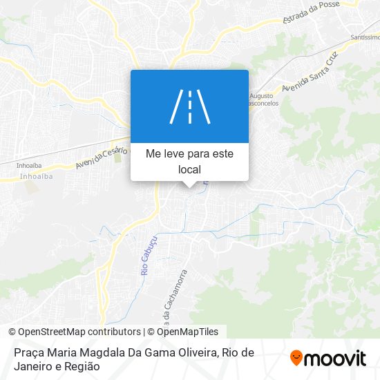 Praça Maria Magdala Da Gama Oliveira mapa