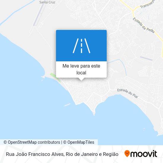 Rua João Francisco Alves mapa