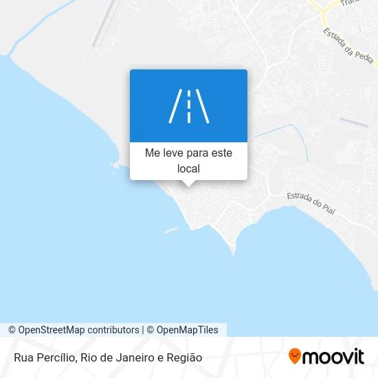 Rua Percílio mapa