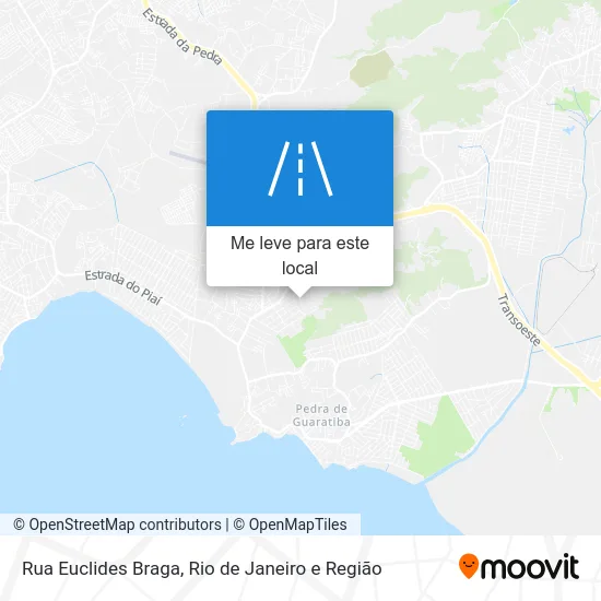 Rua Euclides Braga mapa