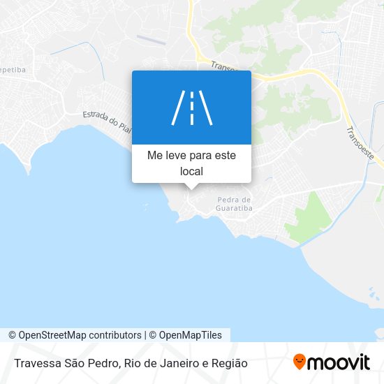 Travessa São Pedro mapa