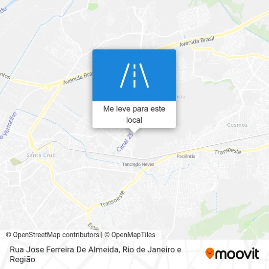 Rua Jose Ferreira De Almeida mapa