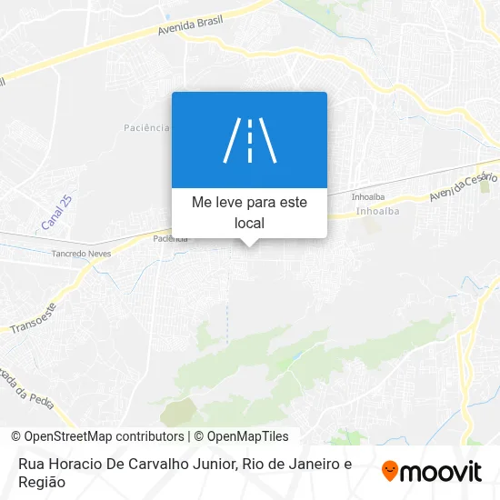 Rua Horacio De Carvalho Junior mapa