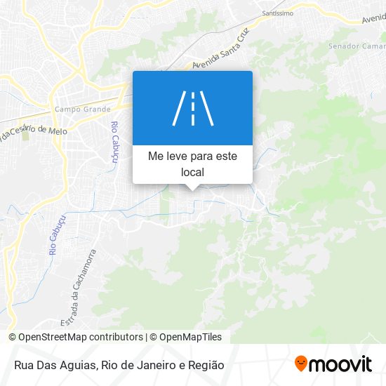 Rua Das Aguias mapa