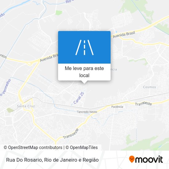 Rua Do Rosario mapa