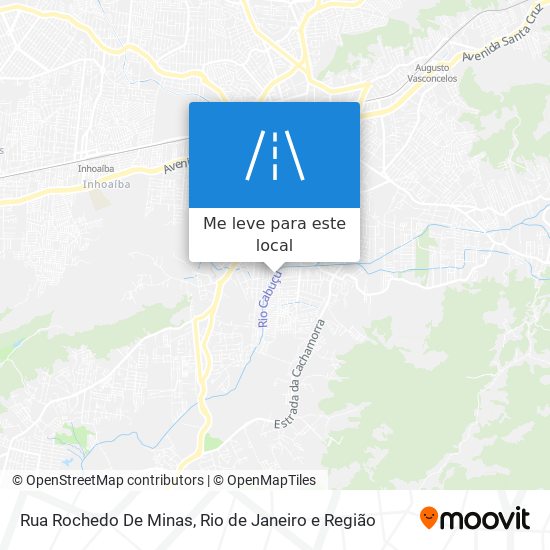 Rua Rochedo De Minas mapa