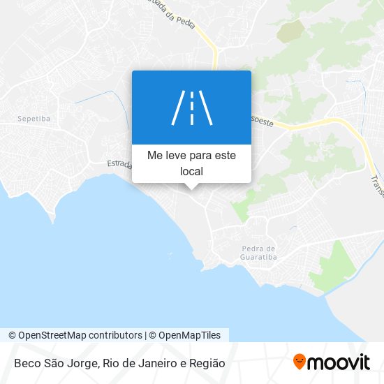 Beco São Jorge mapa