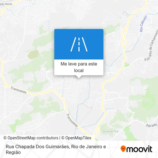 Rua Chapada Dos Guimarães mapa