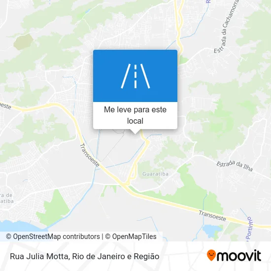 Rua Julia Motta mapa