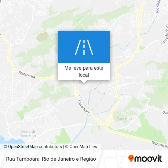 Rua Tamboara mapa