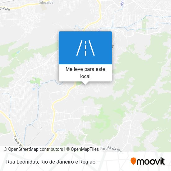 Rua Leônidas mapa