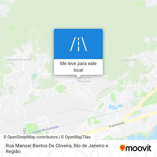 Rua Manoel Bastos De Oliveira mapa